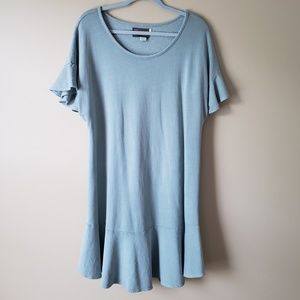 Anthropologie Odette Ruffle Sleeve dress